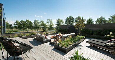 Chic Gardens magazine: un jardin de toiture à knokke.