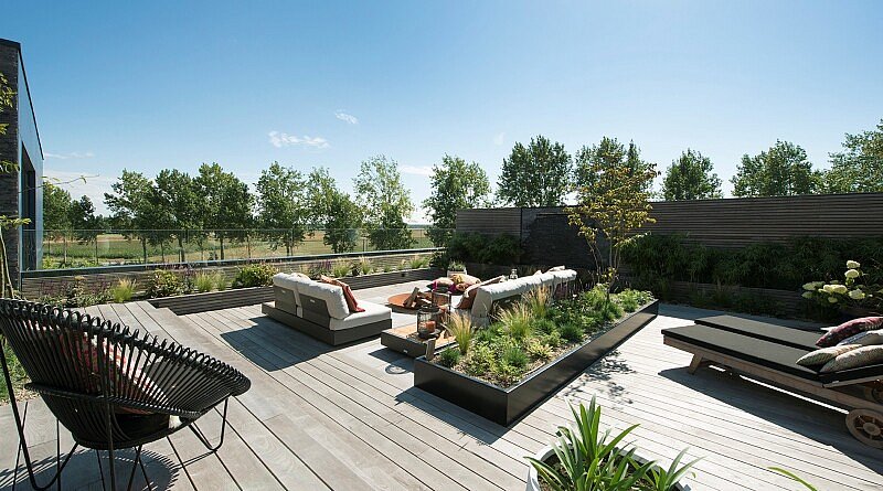 Chic Gardens magazine: un jardin de toiture à knokke.