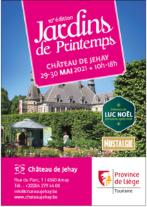 Dans l'agenda de Chic Gardens : Jardins de printemps_Château de Jehay, événement de jardin.